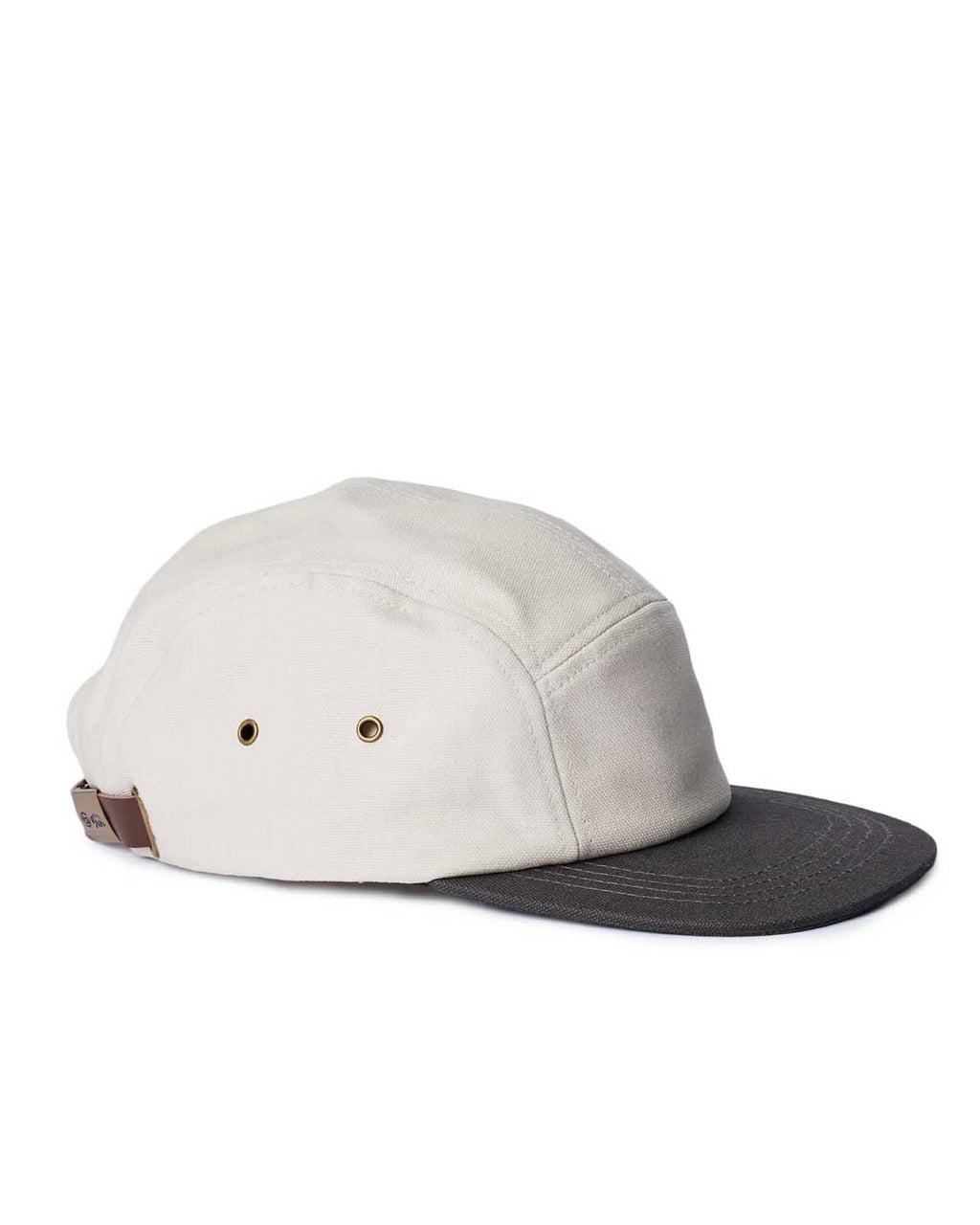 The 5-Panel Cap in Stone Pigment Canvas