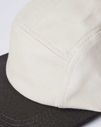 The 5-Panel Cap in Stone Pigment Canvas