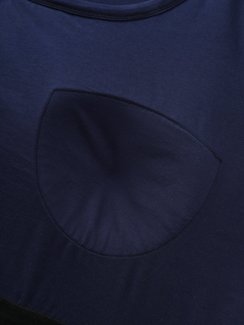 Supersoft Lace Trim Fitted Plain T-Shirt