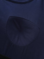Supersoft Lace Trim Fitted Plain T-Shirt