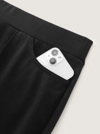 Stretchy Curvy-Fit Plain Pants