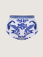 Sheer Pants Two-Piece Tropical Swim Bottoms