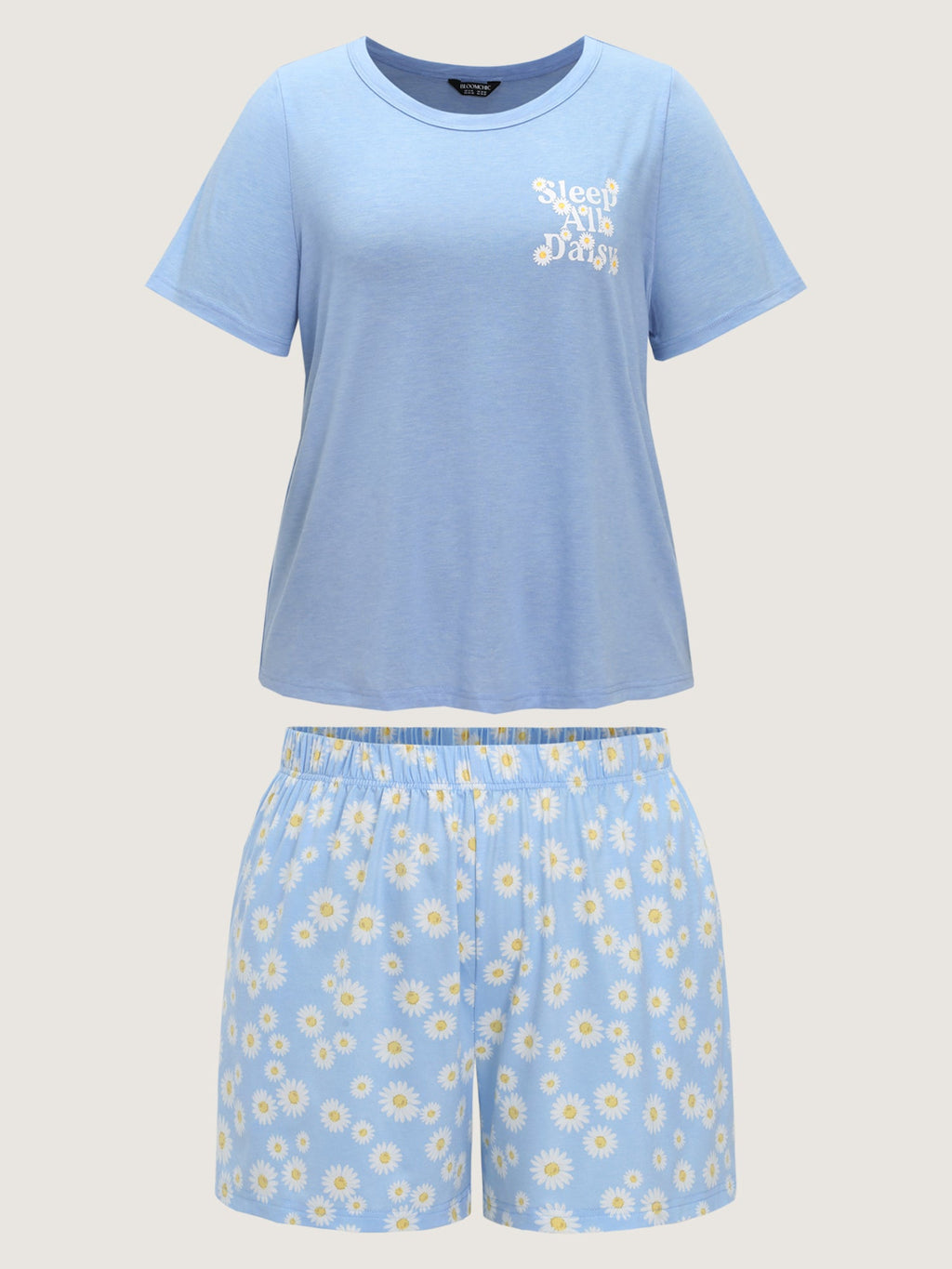 Supersoft Floral Print Color Contrast Pajama Set
