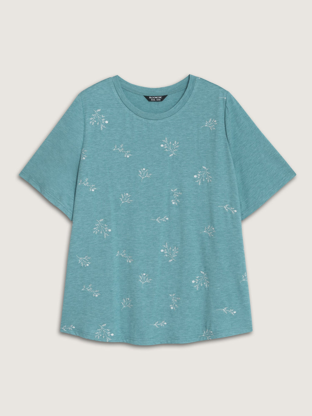 Supersoft Floral Embroidered T-Shirt