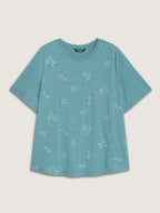 Supersoft Floral Embroidered T-Shirt