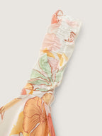 Floral Print Bow-Tie Back Jumpsuit