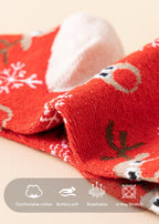 Cozy Christmas Wool Crew Socks - 5 Pairs