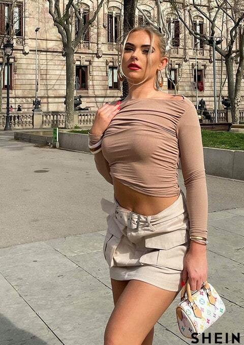 Cargo Skirt for Women 2025 High Waisted Mini Skirts Trendy Y2K Girls Summer Casual Belted Shorts with Pockets