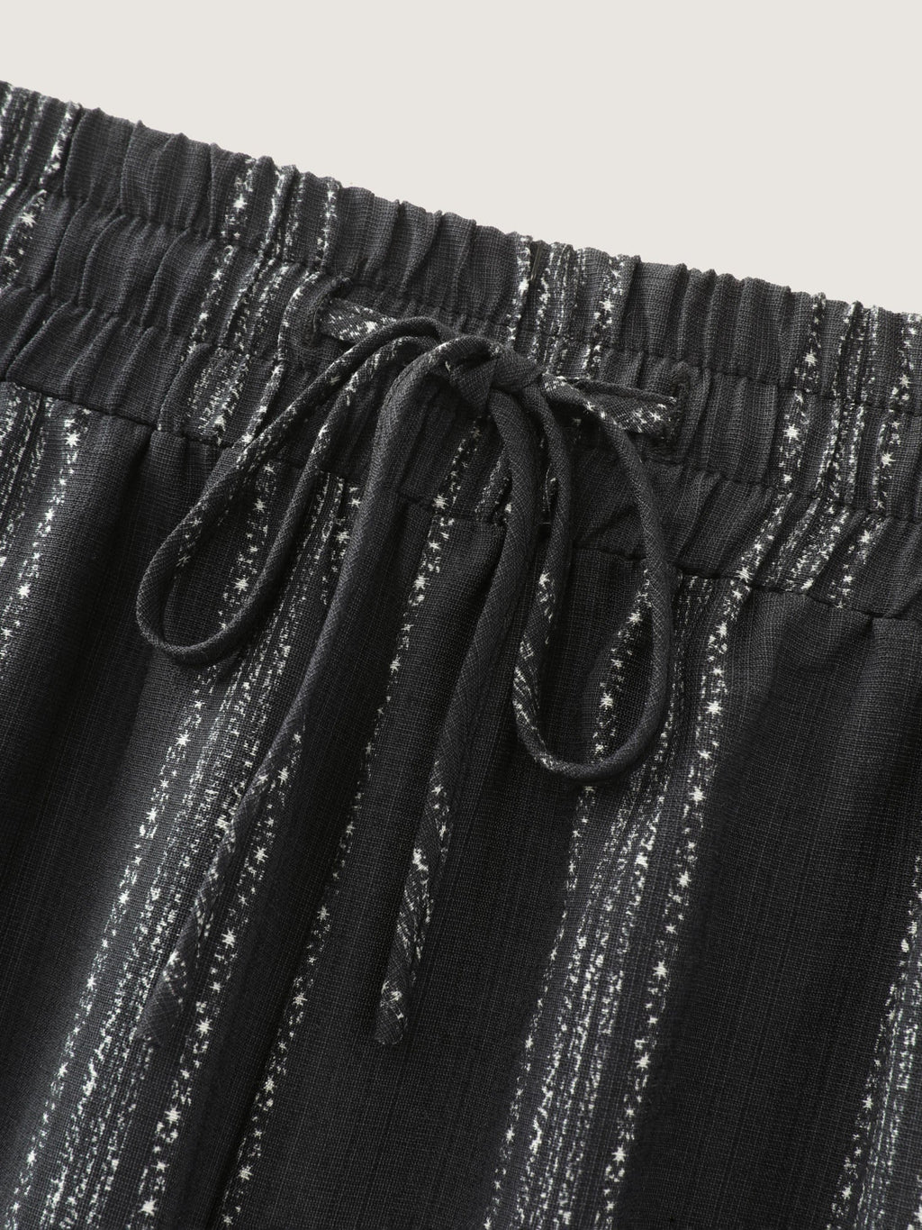 Striped Print Drawstring Waist Jogger Pants