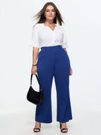 Stretchy Solid Pull-On Pants