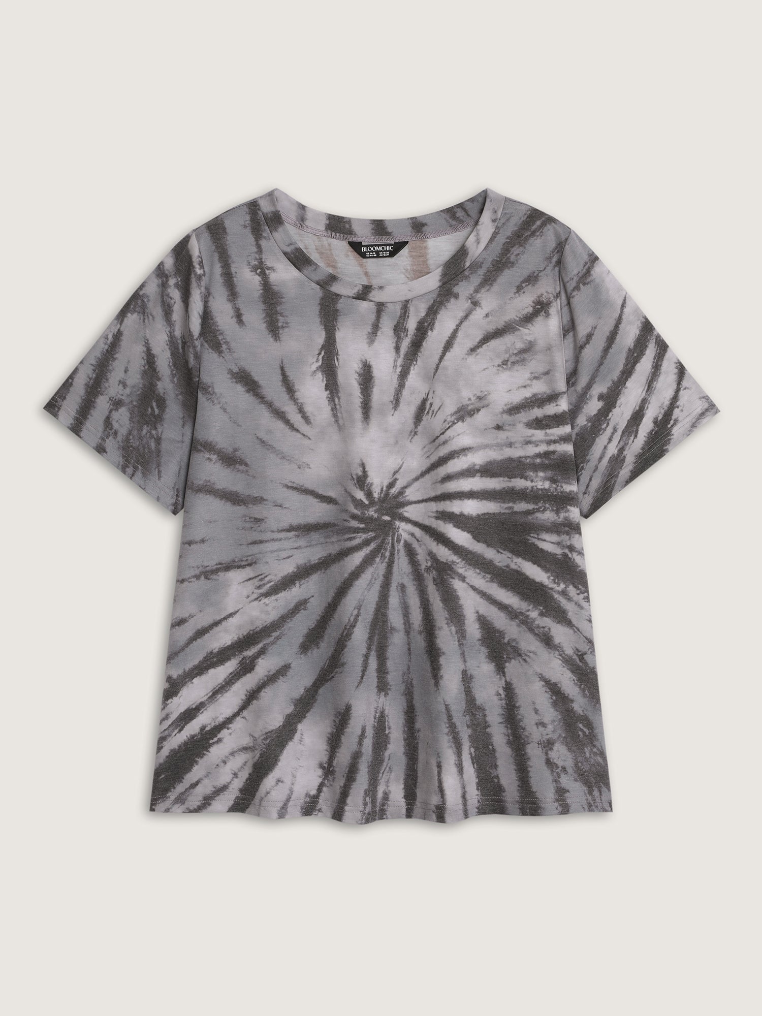 Supersoft Tie-Dye Effect Print T-Shirt