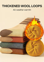 Cozy Plush Loop Lining Crew Socks