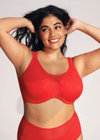 (Xmas Gift Box) Mesh Minimizer Bra