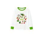 Holiday Family Christmas Pajamas Set With Cute Xmas Character Cartoon Design
