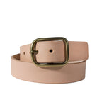 Natural Brass Buckle Belt - 1.5