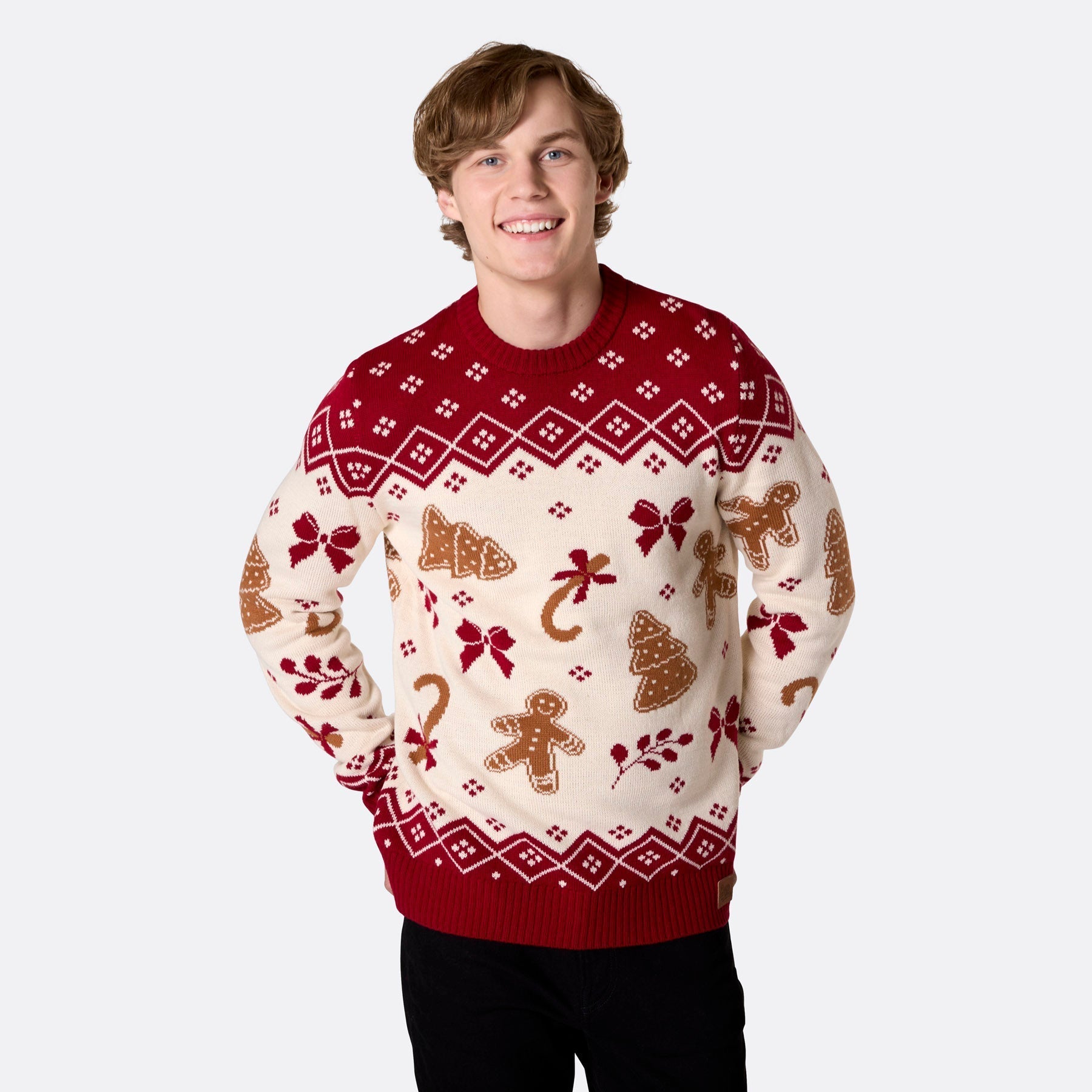Men's Gingerbread Christmas Jumper