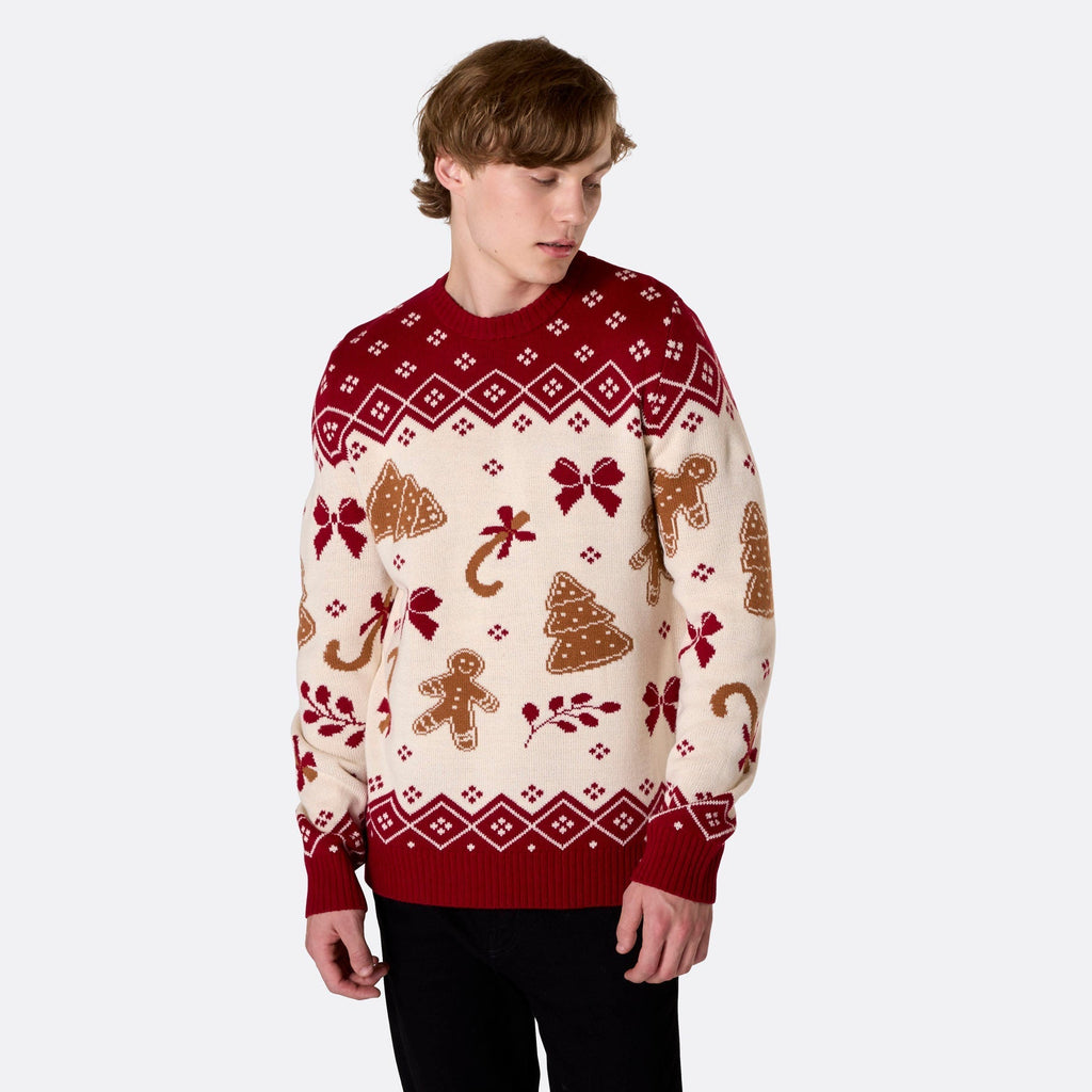 Men's Gingerbread Christmas Jumper