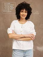 Florence Broderie Blouson Top