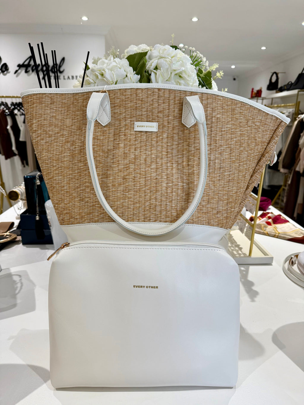 Large Straw Tote (3 Colours)