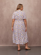 Maddie Short Sleeve Dress - Floral Print