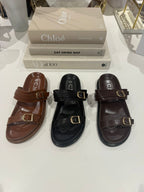 Double Buckle Sandal (3 Colours)