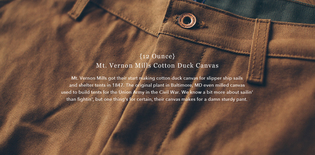 Camel Duck Canvas Camp Shorts