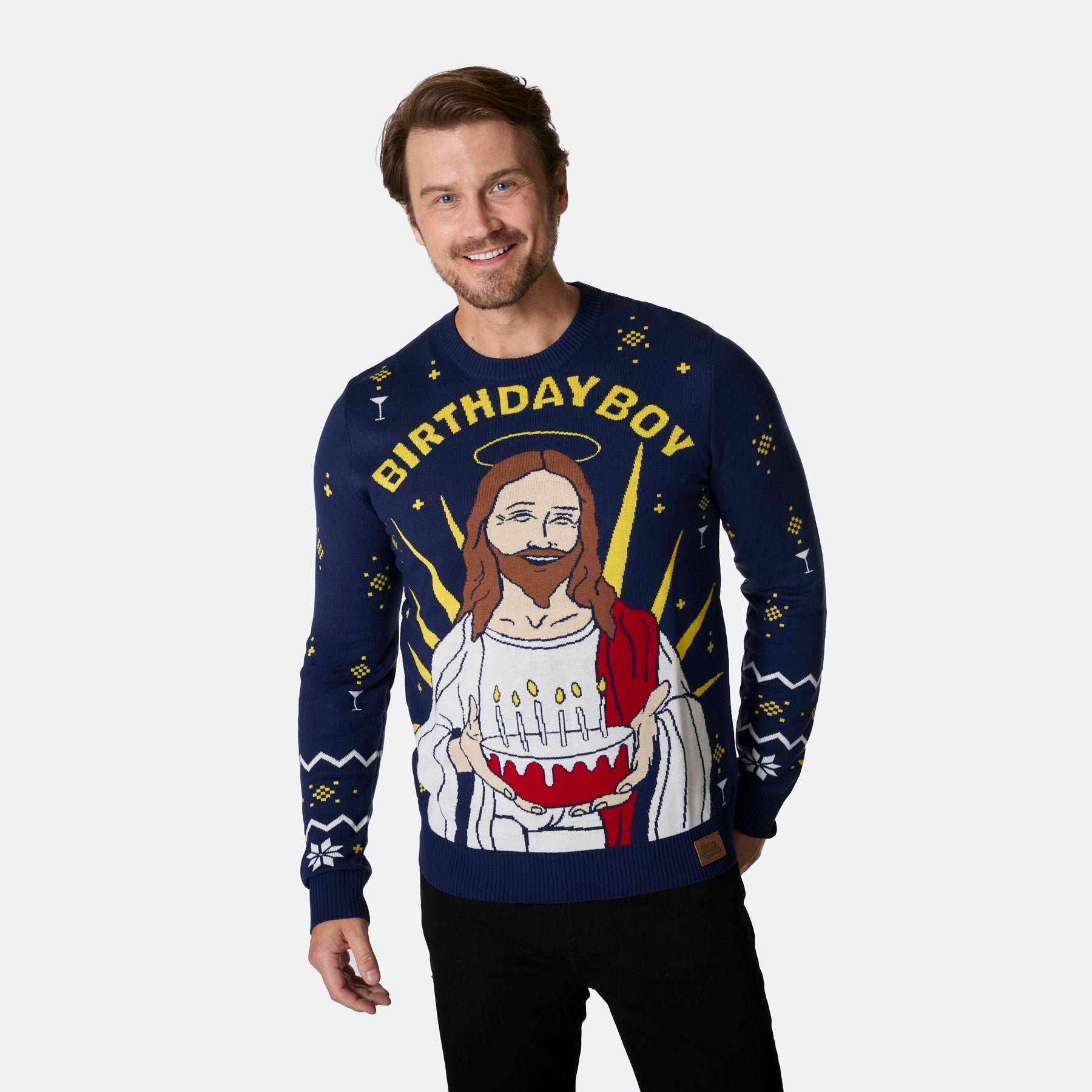 Men's Birthday Boy Christmas Jumper