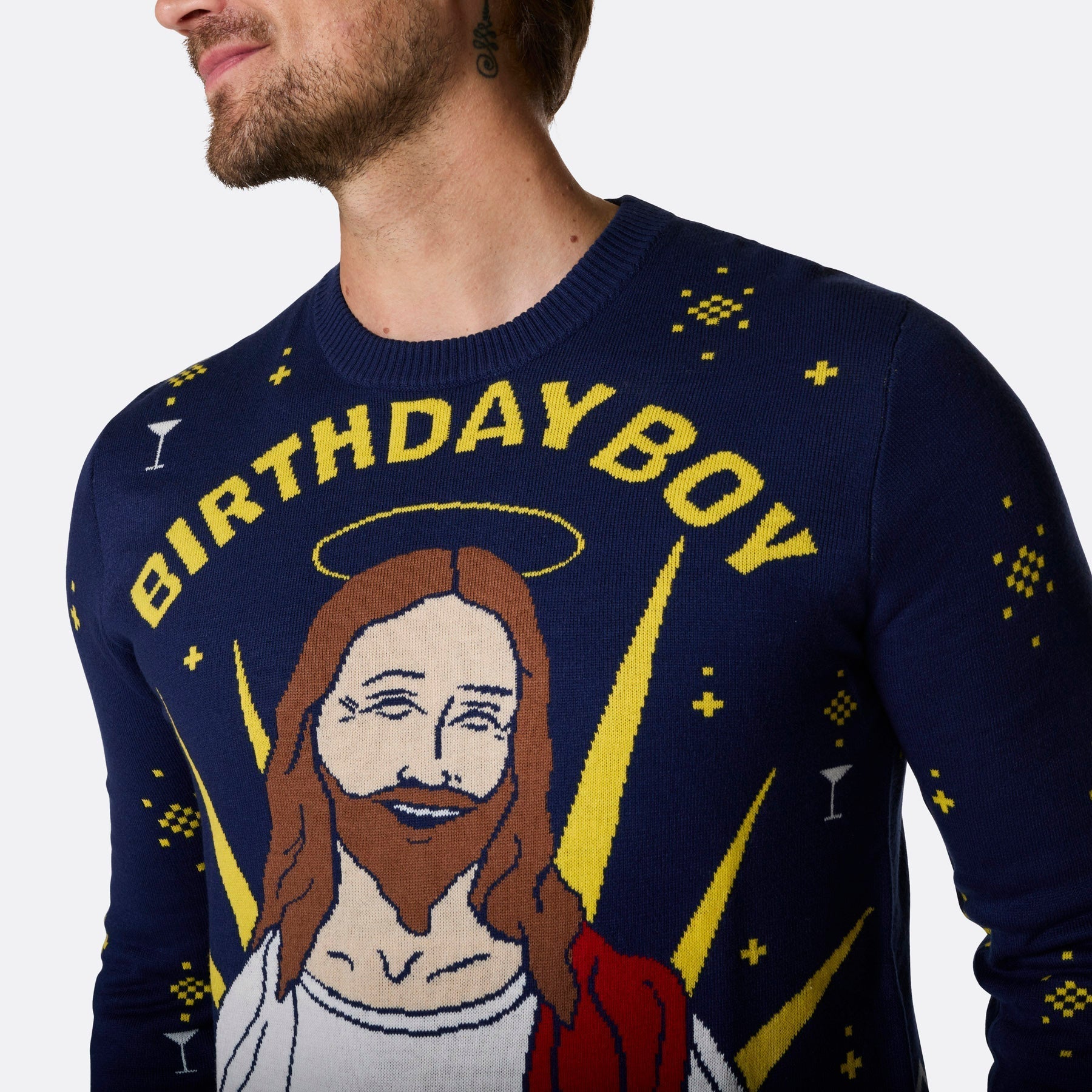 Men's Birthday Boy Christmas Jumper