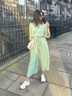 Clara - Utility Jumpsuit - Green