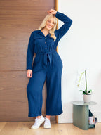 Clara - Jumpsuit - Navy