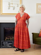 Claudia Floral Knot Dress