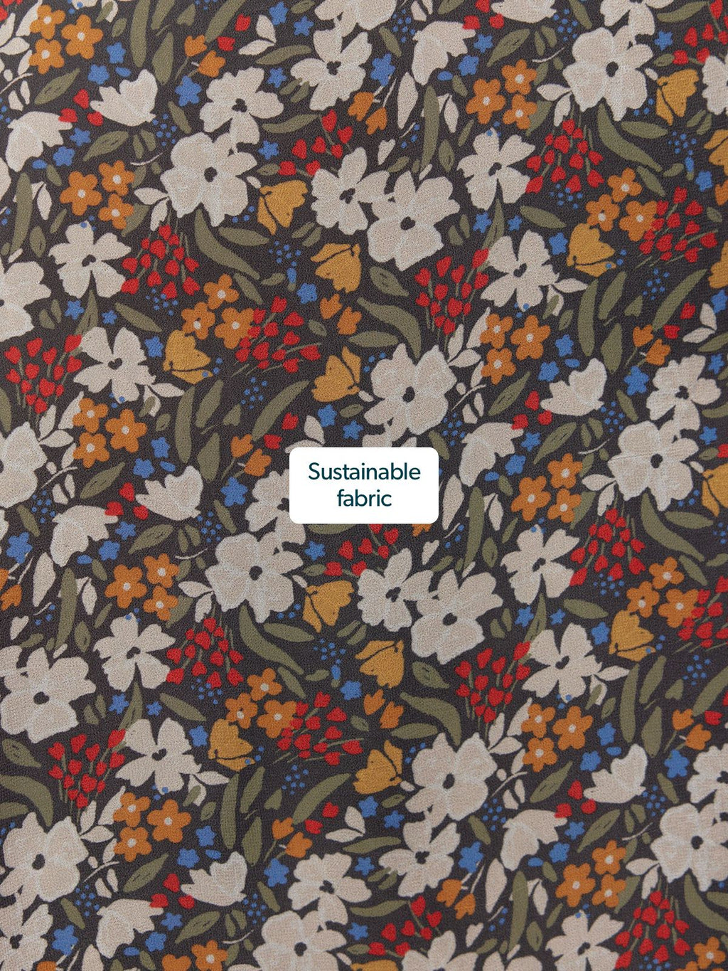 Dana Wrap Dress - Multi Painted Floral Print