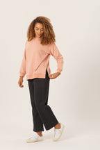Nicky - Sweatshirt - Peach Stonewash
