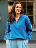 Evie - Zip Sweatshirt - Blue