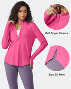 Womens UPF 50+ Sun Shirts Lightweight Quick Dry Long Sleeve Workout Tops Lightweight Running Pullover