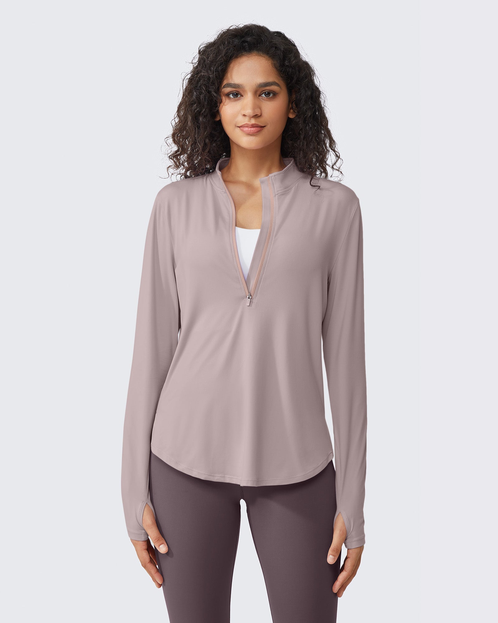 Womens UPF 50+ Sun Shirts Lightweight Quick Dry Long Sleeve Workout Tops Lightweight Running Pullover