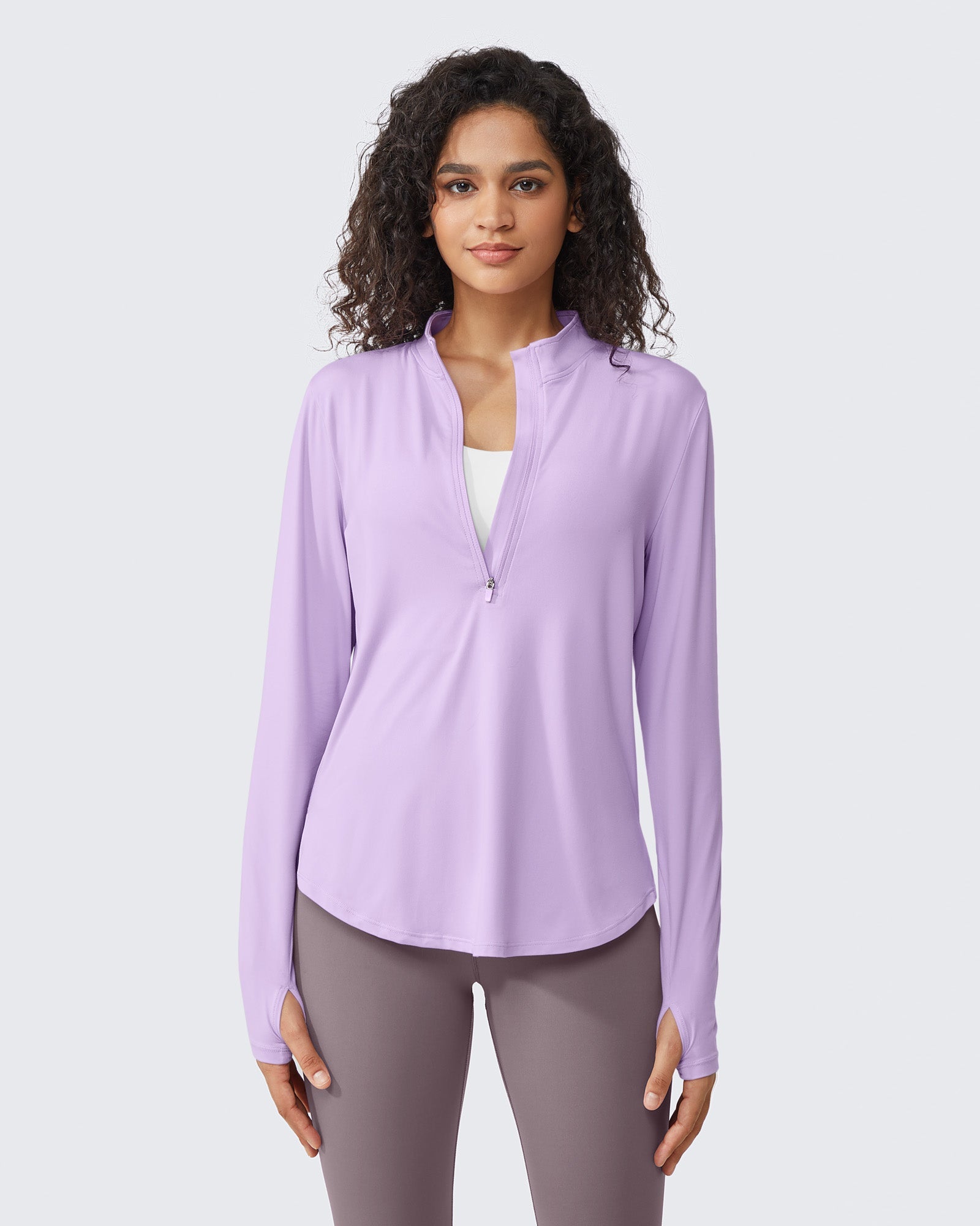 Womens UPF 50+ Sun Shirts Lightweight Quick Dry Long Sleeve Workout Tops Lightweight Running Pullover