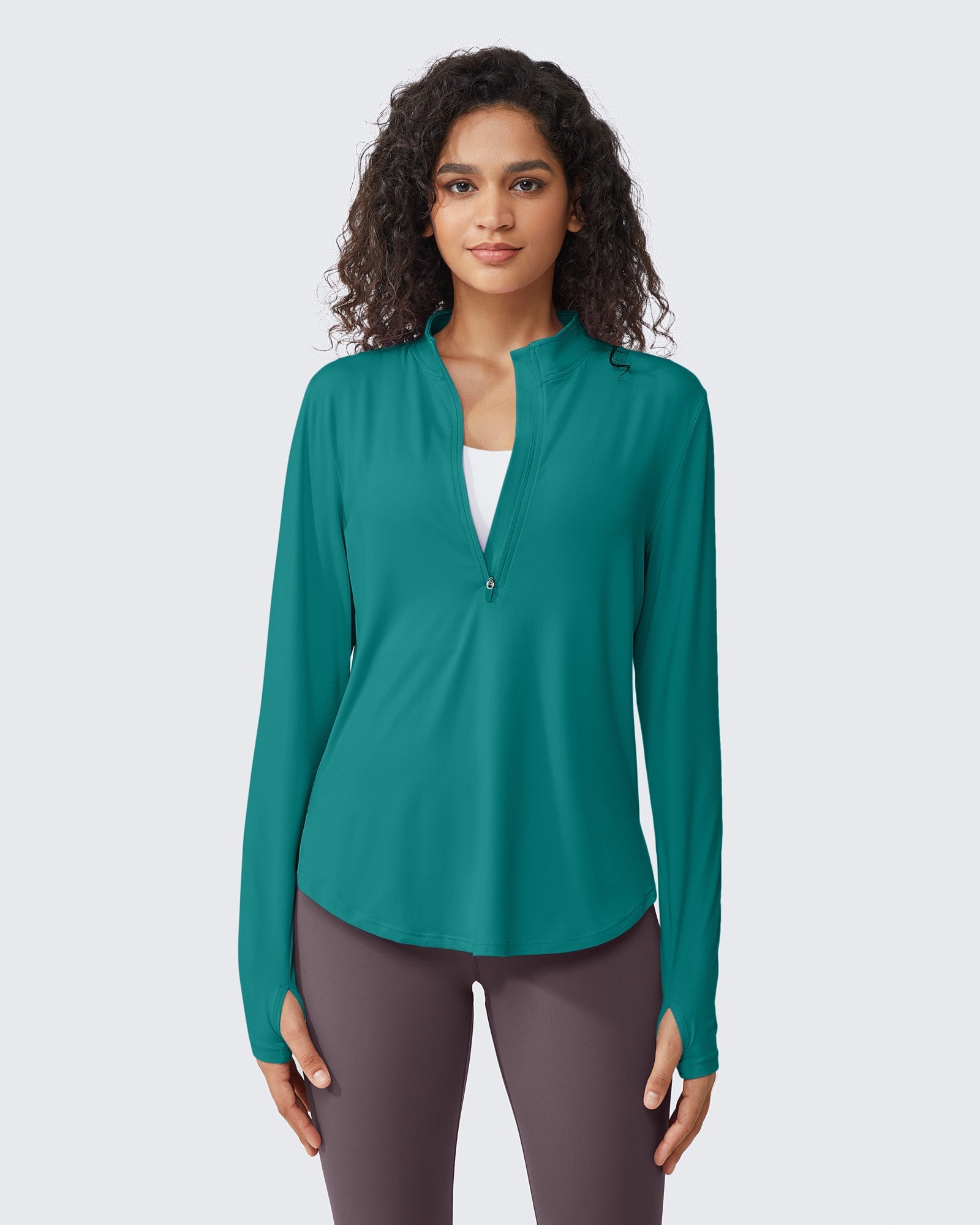 Womens UPF 50+ Sun Shirts Lightweight Quick Dry Long Sleeve Workout Tops Lightweight Running Pullover