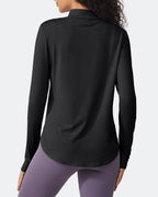 Womens UPF 50+ Sun Shirts Lightweight Quick Dry Long Sleeve Workout Tops Lightweight Running Pullover