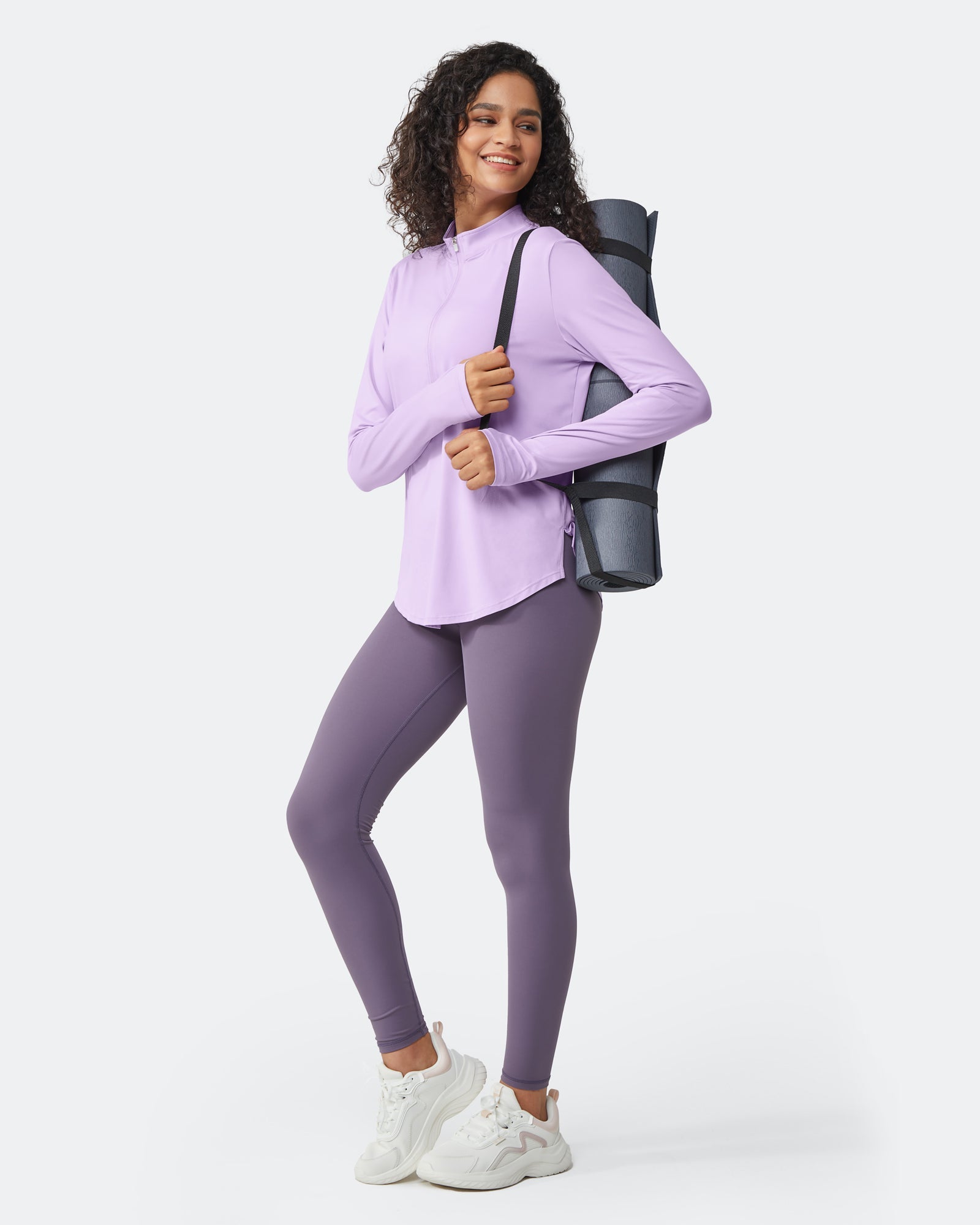 Womens UPF 50+ Sun Shirts Lightweight Quick Dry Long Sleeve Workout Tops Lightweight Running Pullover