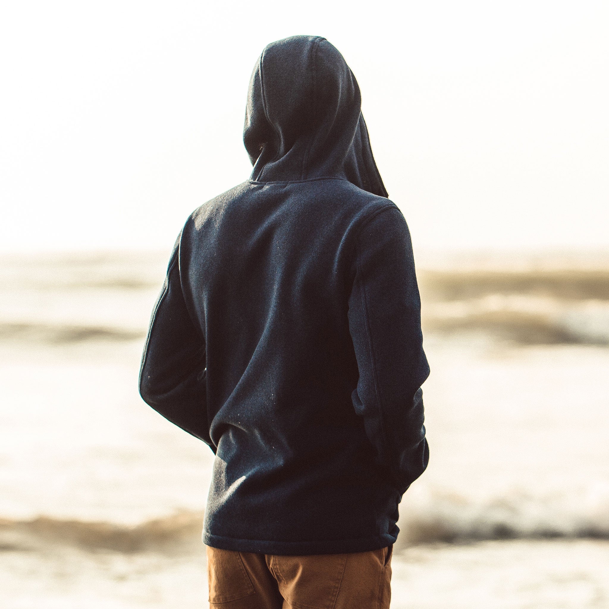 The Big Sur Hoodie in Heather Navy