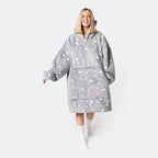 Grey Stars HappyHoodie