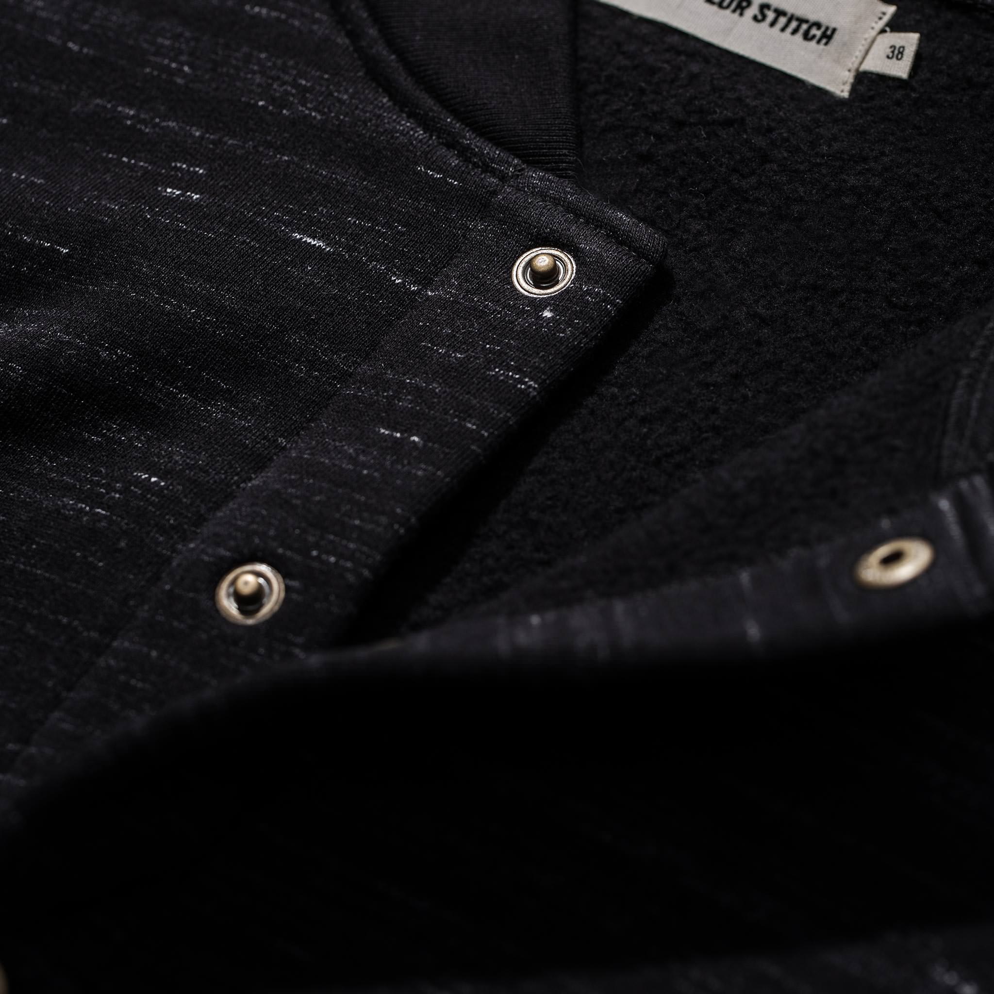 The Bomber in Black Fleece