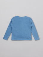 Harris - Kids Button Piqué T-Shirt - Blue