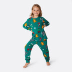 Green Hohoho Christmas Pyjamas Family