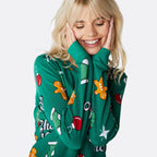 Green Hohoho Christmas Pyjamas Family