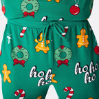 Green Hohoho Christmas Pyjamas Family