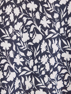 Joanna Bias Cut Dress - Monochrome Floral