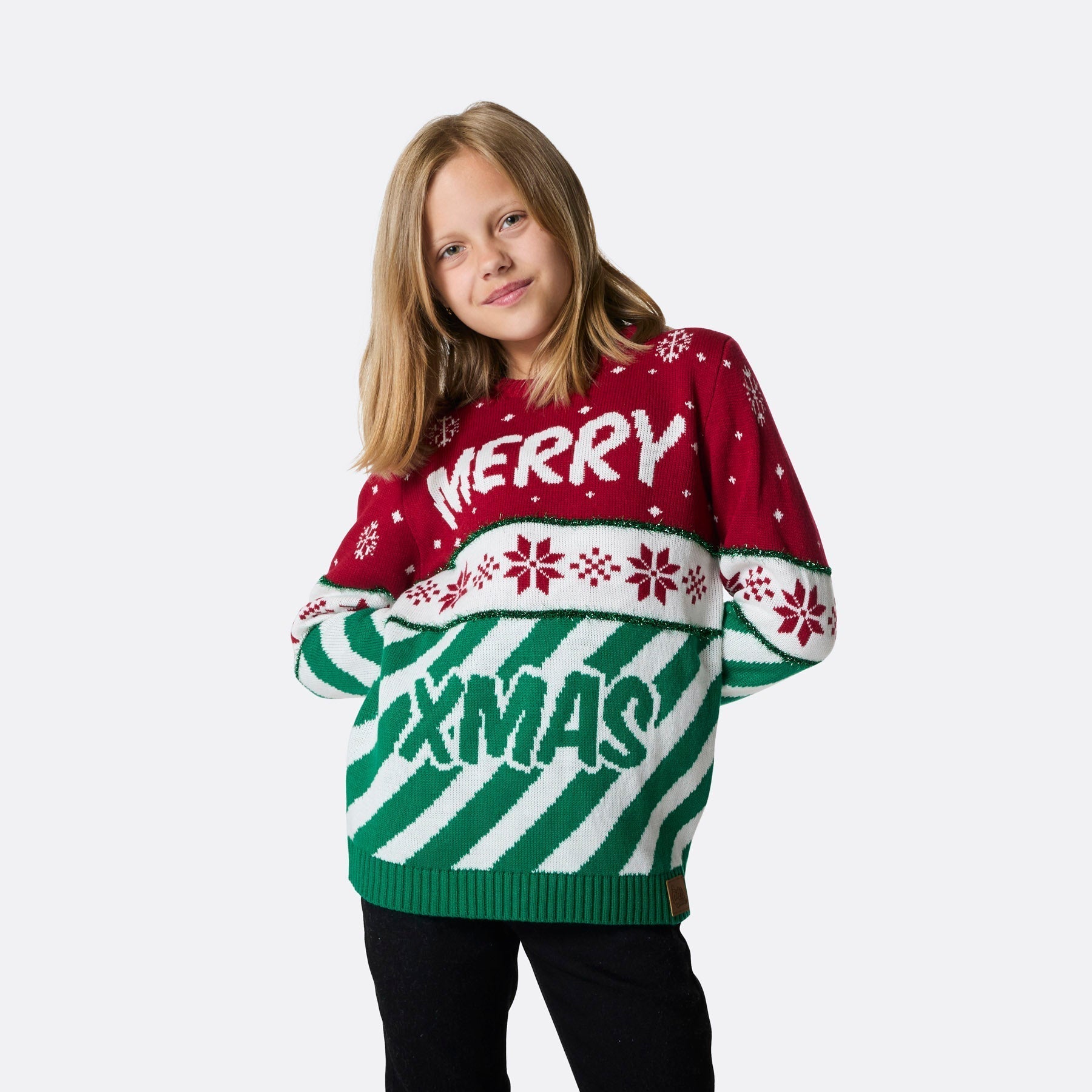 Kids' Merry Xmas Christmas Jumper