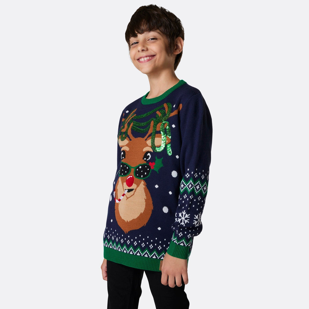 Kids' Rudolph Christmas Jumper